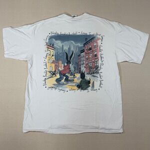 Vintage 1991 Acme Clothing Looney Tunes Stickball Street League T-Shirt XL White